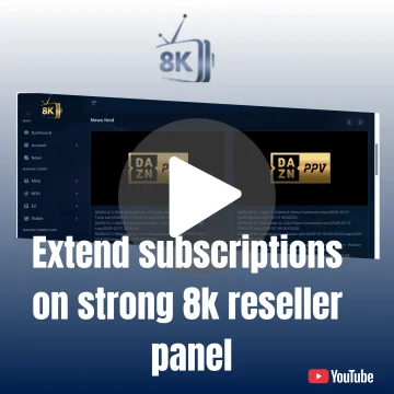 8K Strong IPTV panel img